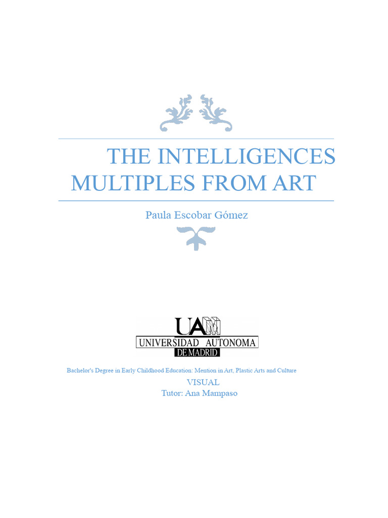 Art and Multiple Intelligences in Education | PDF | Intelligence ...