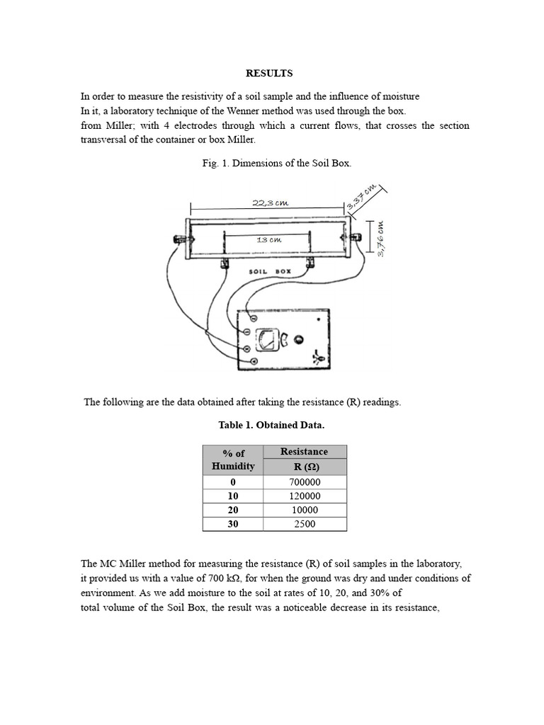 Analysis of Soil Resistivity | PDF | Electrical Resistivity And ...