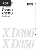Mits XD300U Manual