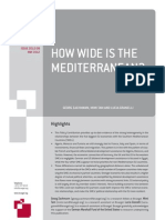 How Wide Is The Mediterranean?: Policy