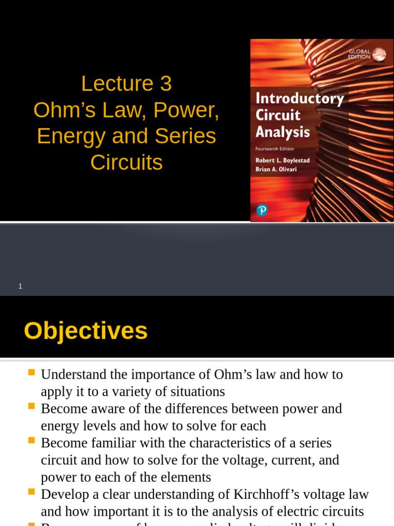 Ohm's Law and Series Circuit Analysis | PDF | Electrical Network ...