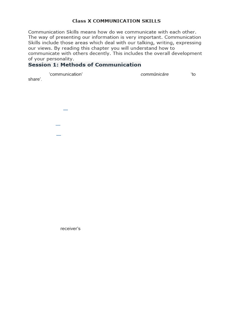 Mastering Communication Skills for Success | PDF | Communication ...