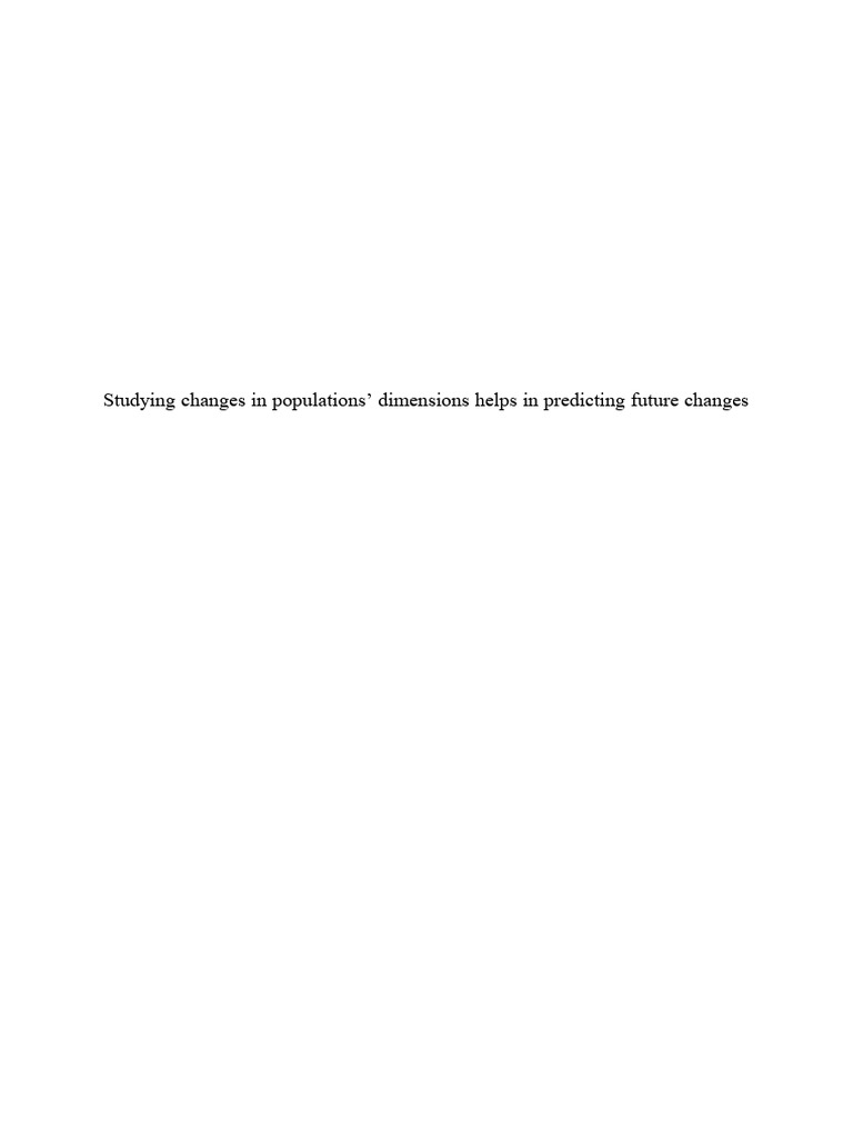 Plant Population Dynamics: Natality & Mortality | PDF | Mortality Rate ...