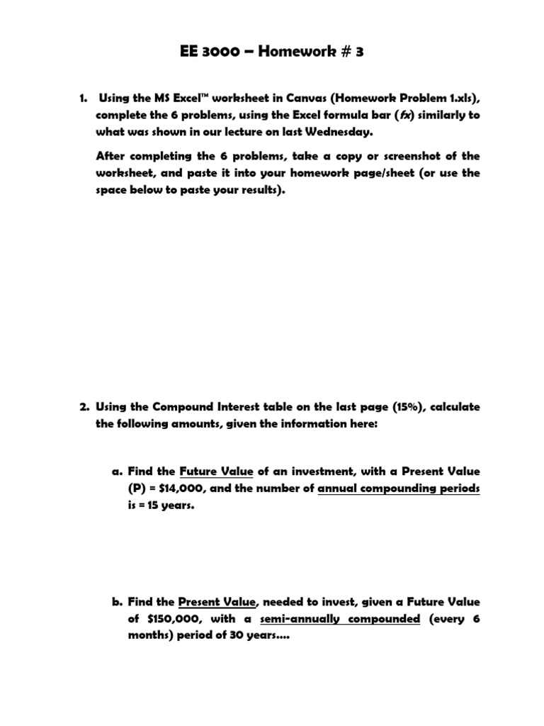 EE 3000 - Homework 3 (2) | PDF