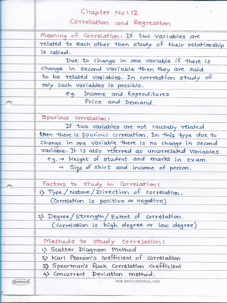 Correlation Full | PDF