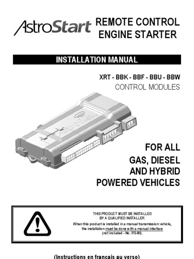 AstroFlex AstroStart RSS5224_Install Relay Electrical Connector