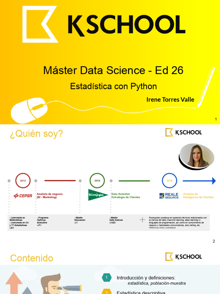 Estadística con Python: Fundamentos y Métodos | PDF | Muestreo ...
