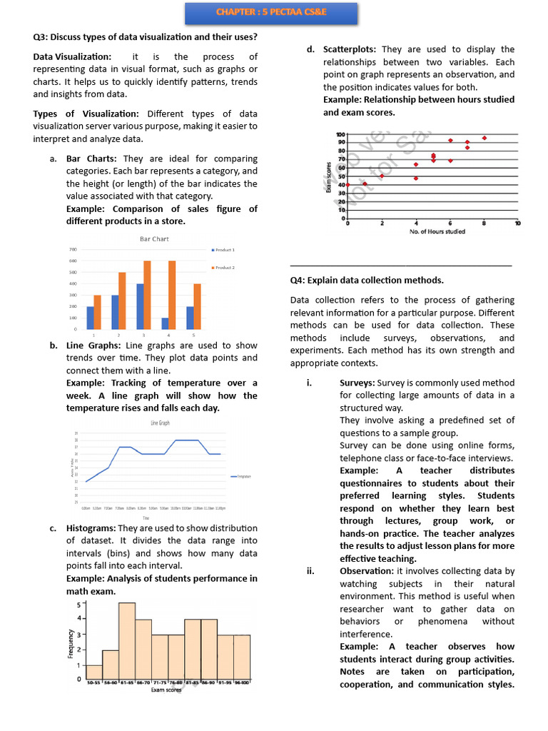 Ch5 PECTAA ExerciseLongQ | PDF | Mode (Statistics) | Data