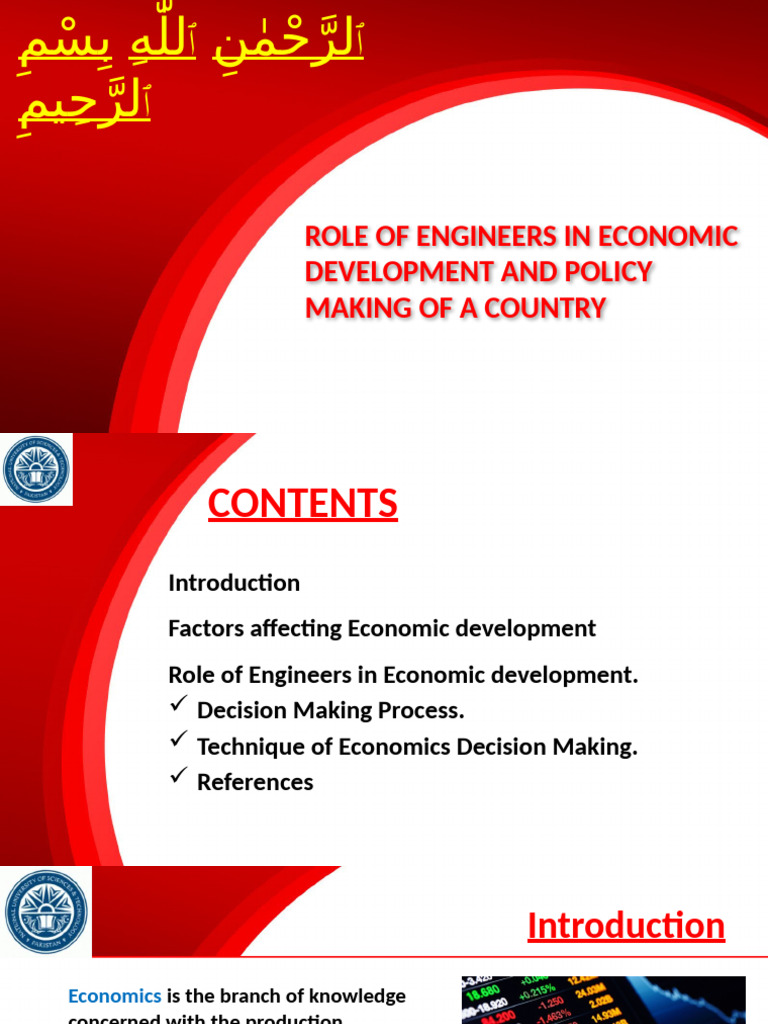 Role of Engineers in Economic Development | PDF | Economics | Decision ...