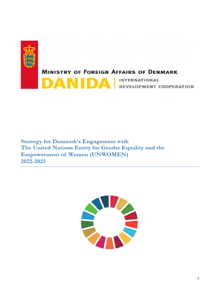 Denmark's Strategy for UN Women 2022-2025 | PDF | Gender Equality ...
