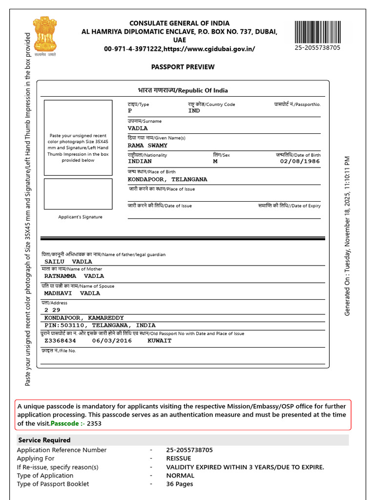 Indian Passport Application Instructions | PDF | Passport | Arrest Warrant
