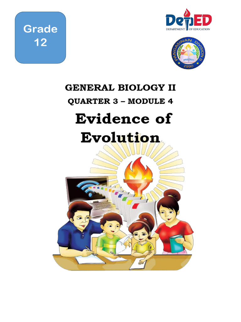 Evidence of Evolution Module for Grade 12 | PDF | Homology (Biology ...