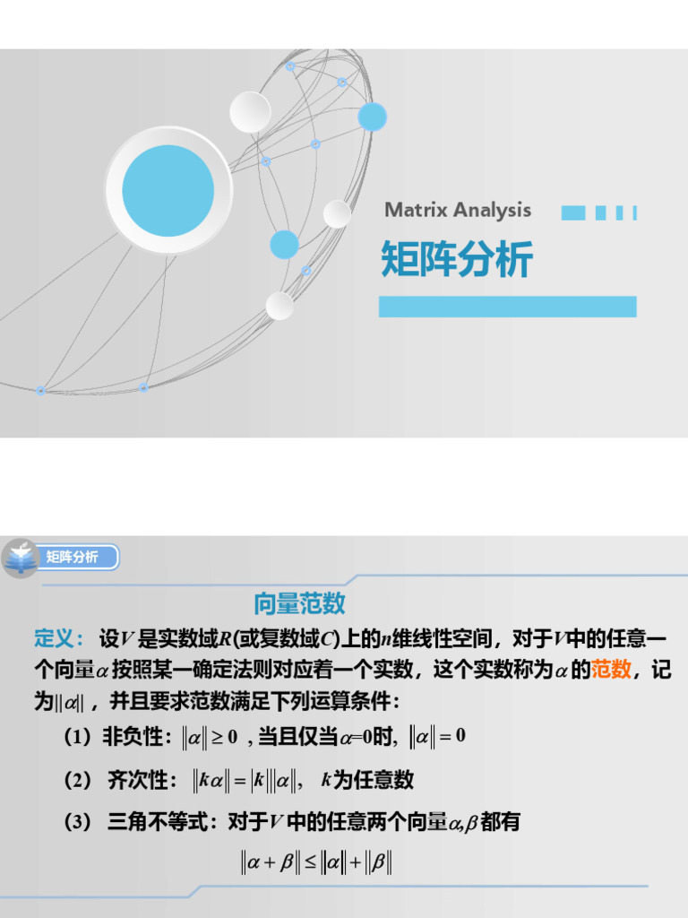 Matrix Analysis | PDF