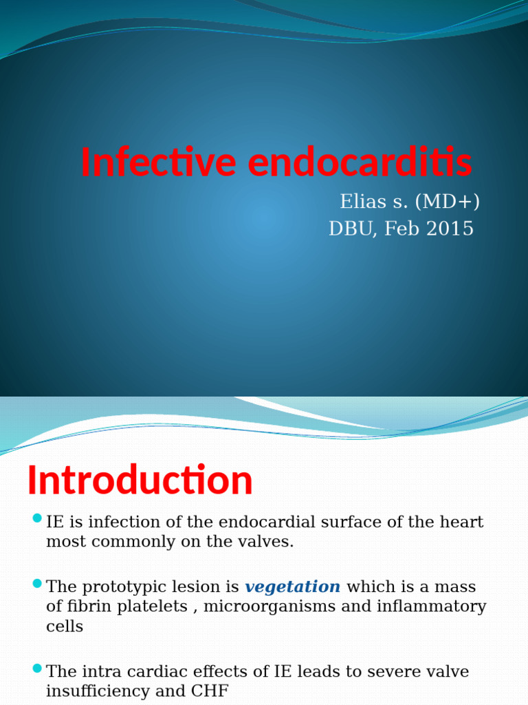 Understanding Infective Endocarditis | PDF | Staphylococcus | Heart Valve