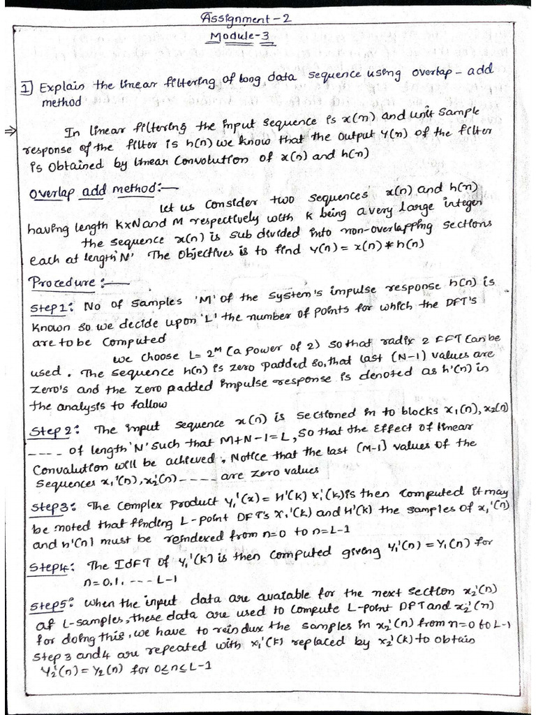 DSP Assignment 2 | PDF