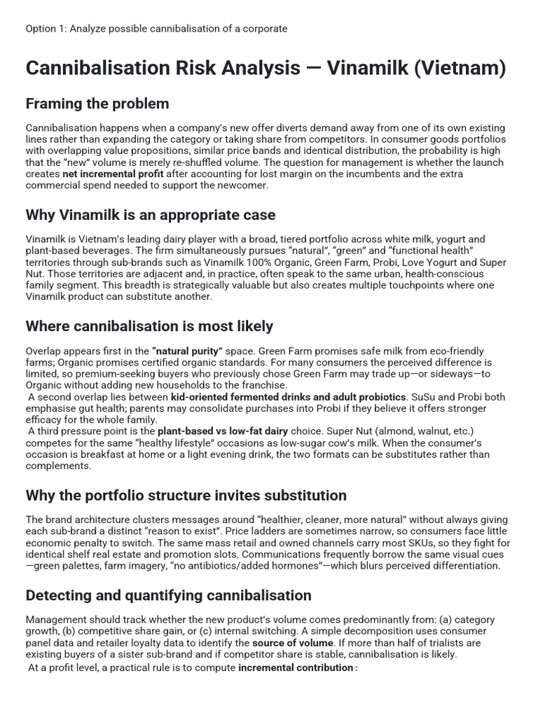 Cannibalisation | PDF | Economies | Business