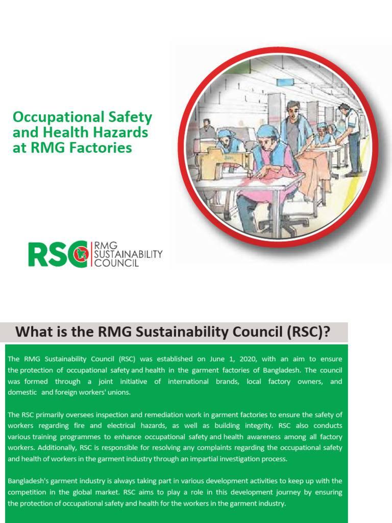 RMG Factories: Occupational Safety Hazards | PDF | Occupational Safety ...