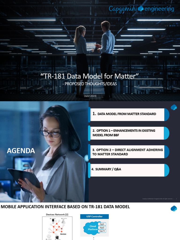 Enhancing TR-181 Data Model for Matter | PDF | Computer Cluster ...