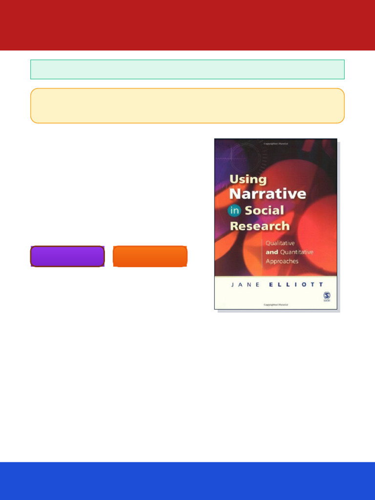 Using Narrative in Social Research Qualitative and Quantitative ...