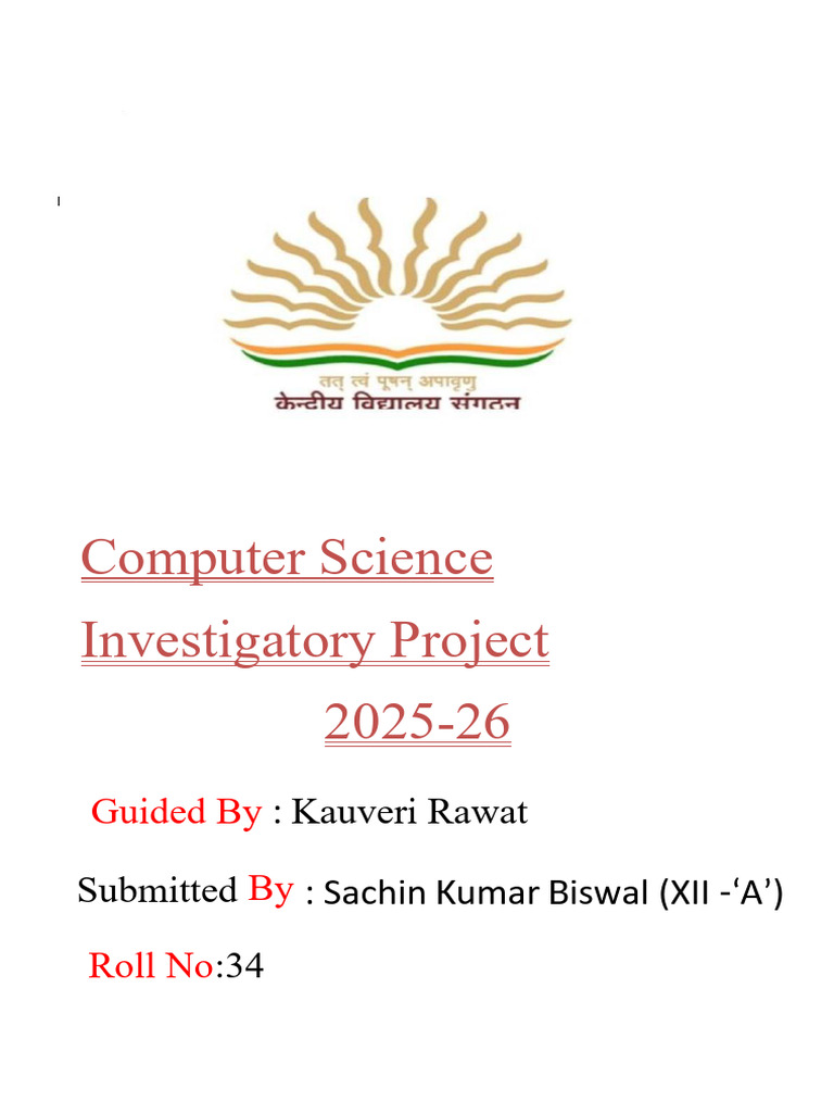 Cs Practical File - Sachin | PDF | Table (Database) | Databases