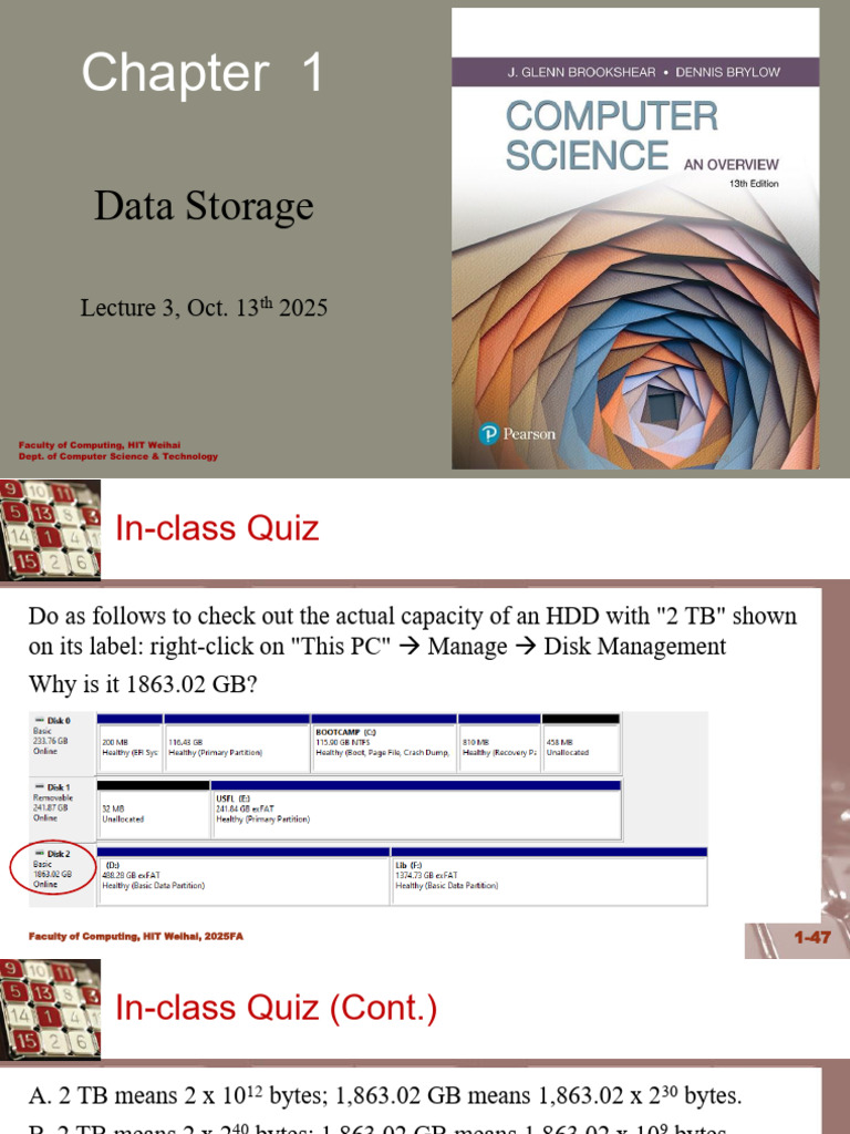 Understanding Data Storage Basics | PDF | Byte | Multiplication