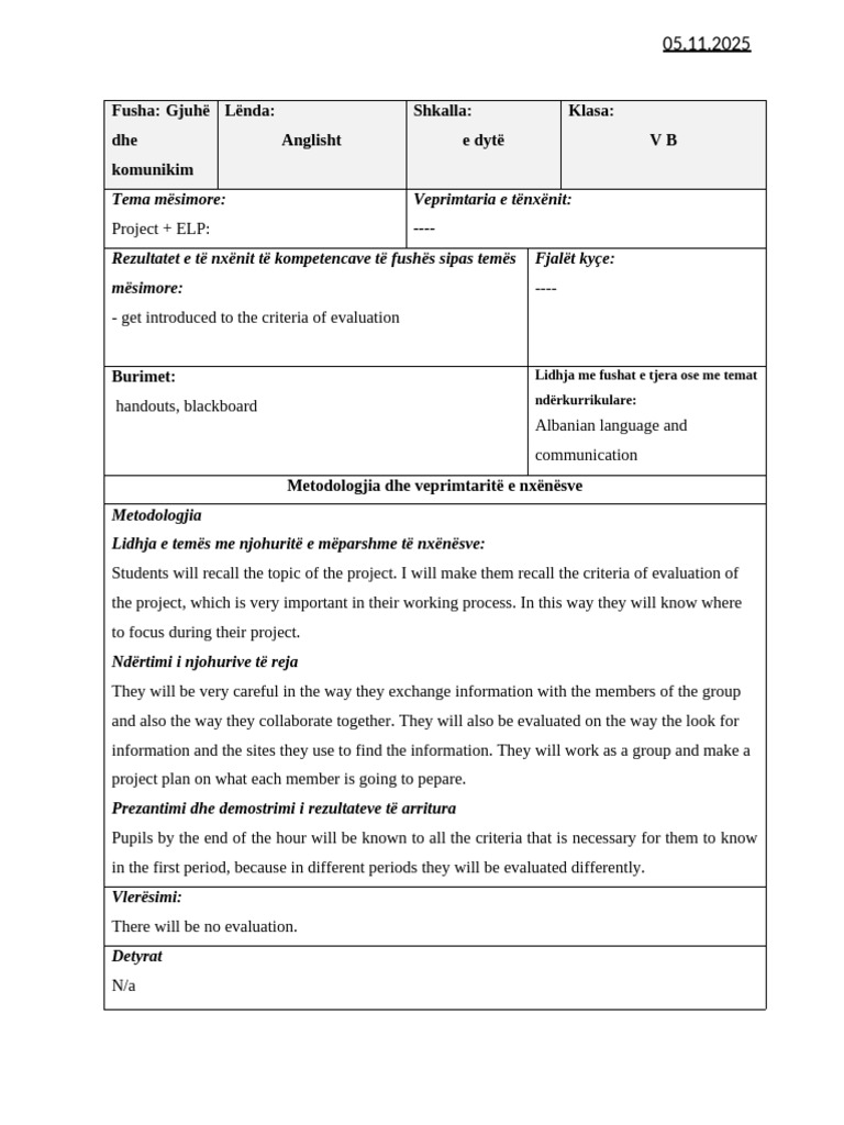 Project Evaluation Criteria for Students | PDF