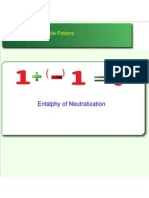 Entalphy of Neutralization: The Invisible Potions