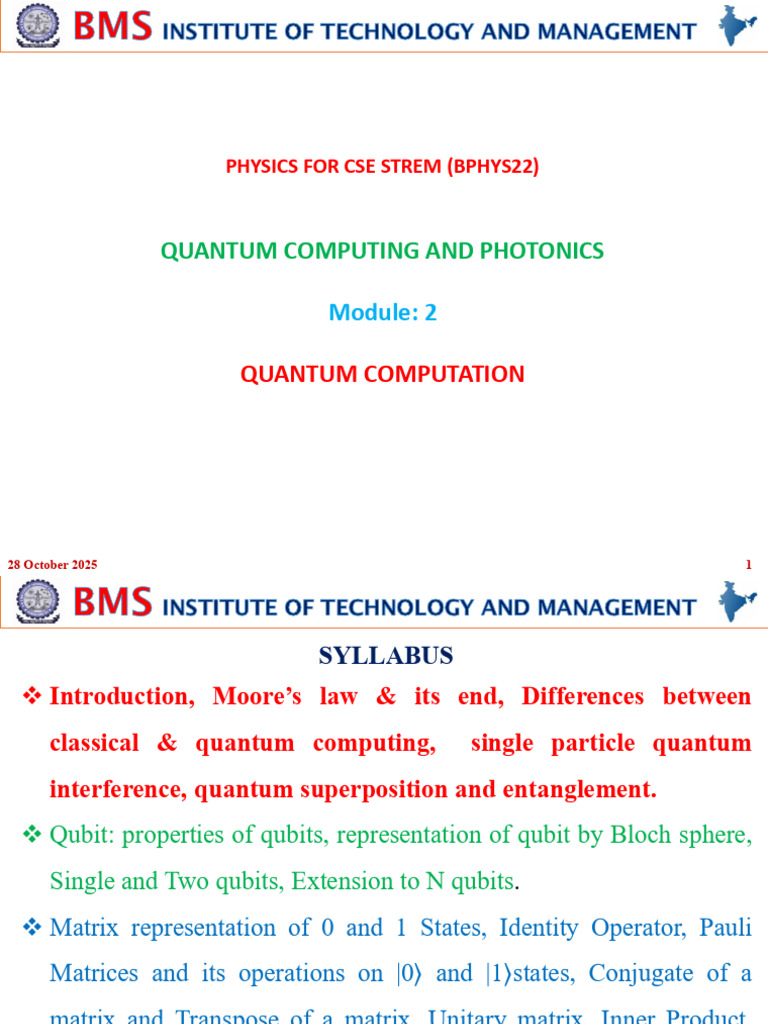 Quantum Computing Fundamentals and Concepts | PDF | Quantum Computing ...