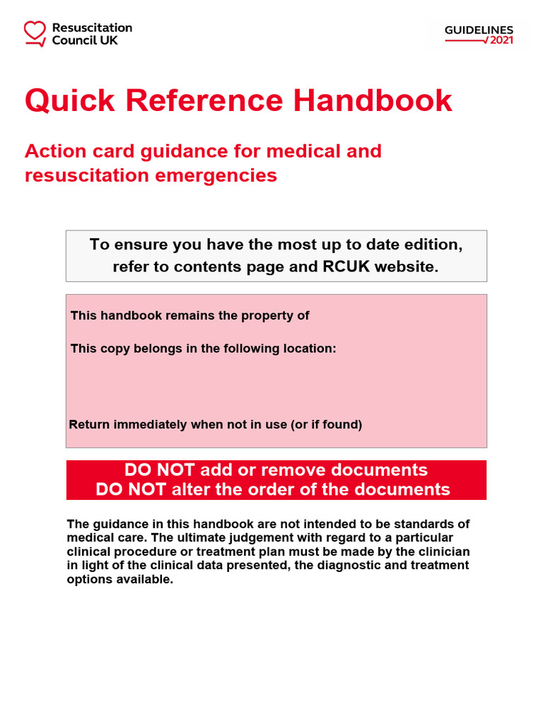 ALS Quick Reference-merged | PDF | Cardiac Arrest | Cardiopulmonary ...