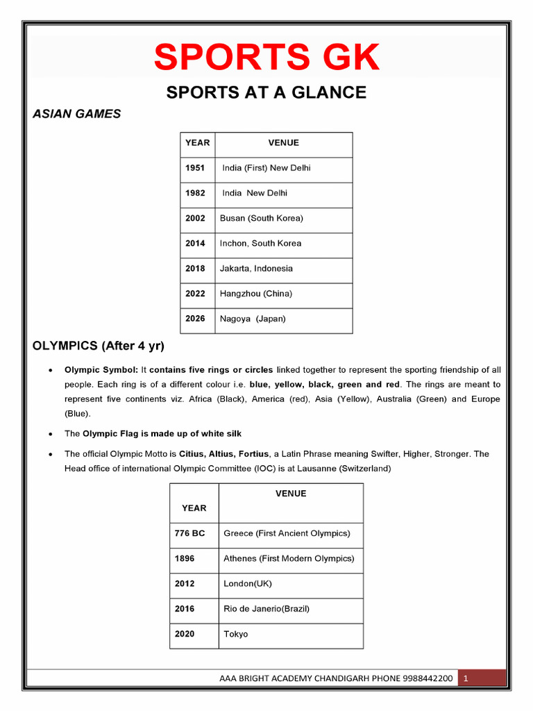 Sports | PDF
