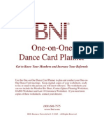 Dance Card Planner