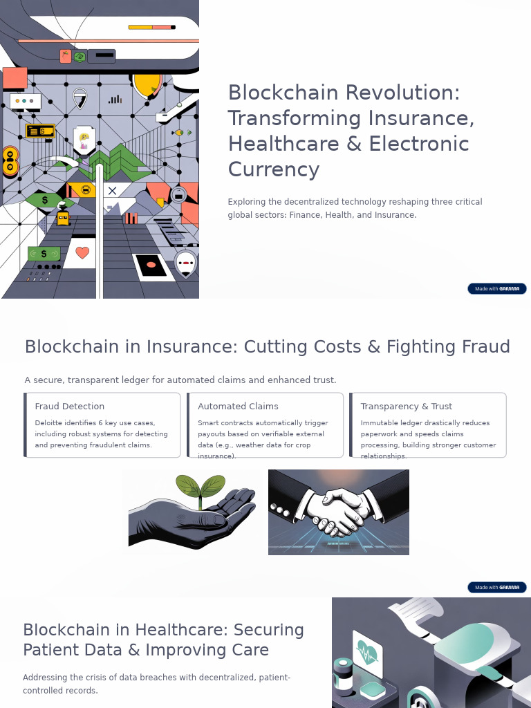 Blockchain Impact on Insurance & Healthcare | PDF | Service Industries ...