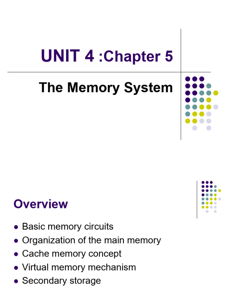 Memory System | PDF | Cpu Cache | Computer Data Storage