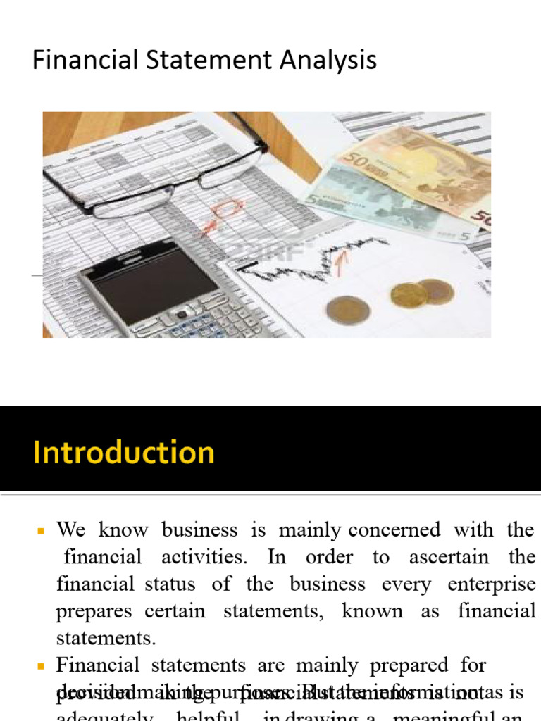 Financial Statement Analysis Techniques | PDF | Cash Flow Statement ...