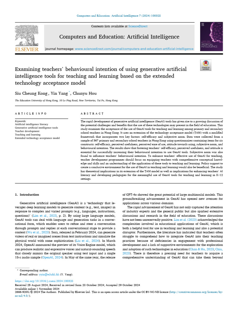 Teaching With AI (EduArticle)Teaching With AI (EduArticle) | PDF ...