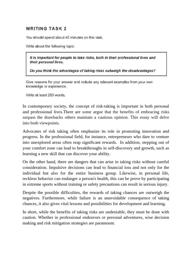 Writing Task 2 19.04.24 | PDF