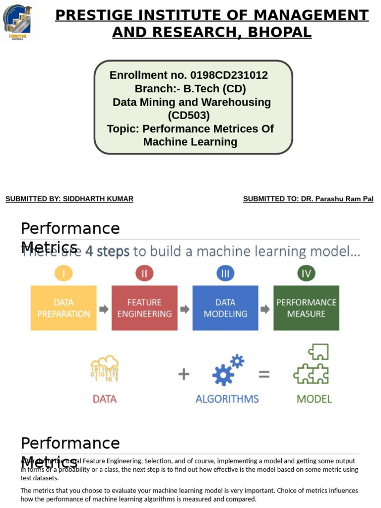 lesson10performancemetrics-200627082655 | PDF | Accuracy And Precision ...