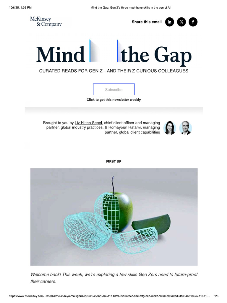 1. Mind the Gap | PDF
