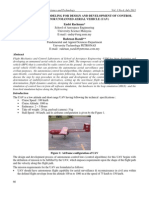 A Mathematical Modeling for Design and Development of Control Laws for Unmanned Aerial Vehicle (Uav)