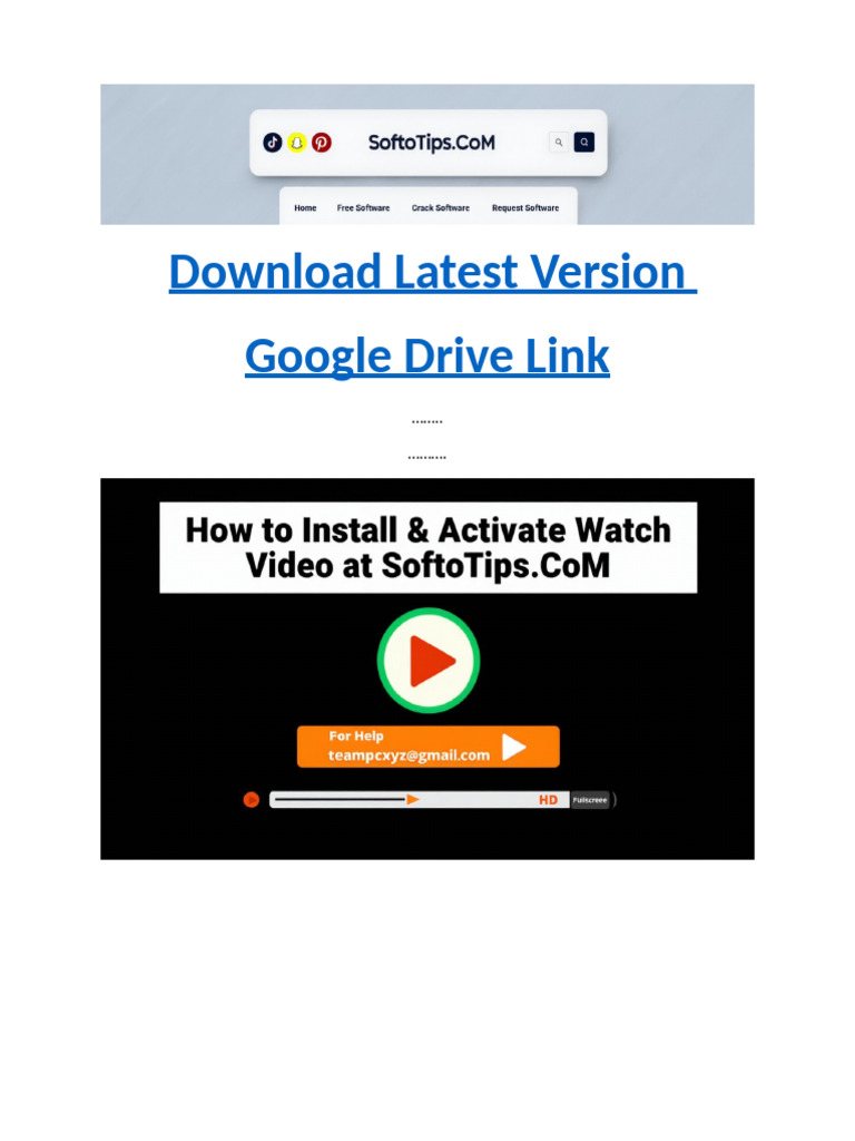 Download Latest Software Version | PDF
