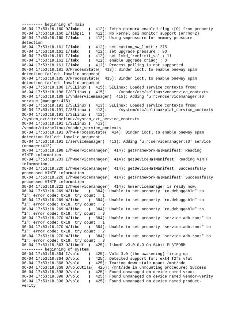 Logcat Csc Update Log | PDF | System Software | Operating System Technology