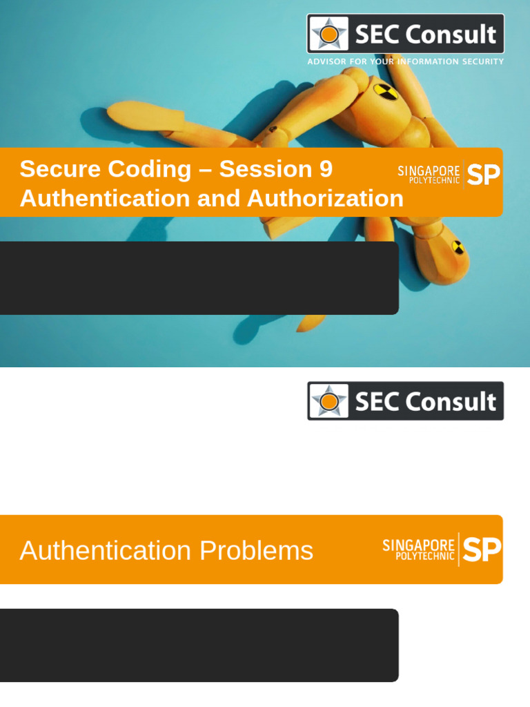 Secure Coding: Authentication Issues | PDF | Password | Cryptography