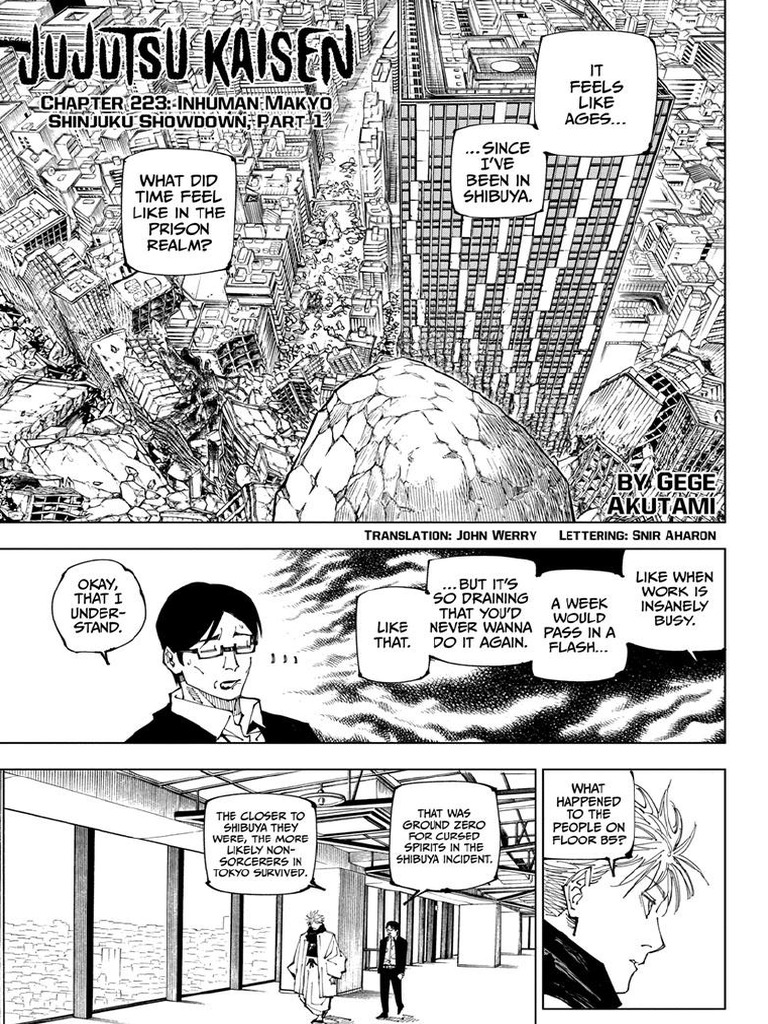 Jujutsu Kaisen Chapter 223 | PDF