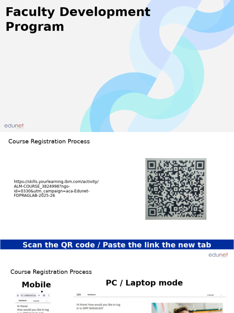 Faculty Development Course Registration Guide | PDF | Personal ...