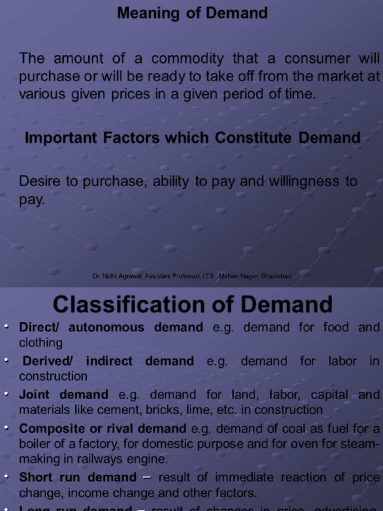 Understanding Demand in Economics | PDF | Demand | Demand Curve