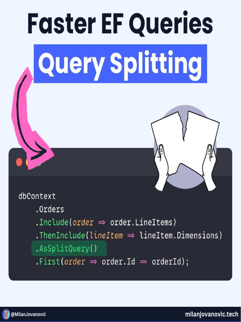 Optimize EF Queries with Query Splitting | PDF