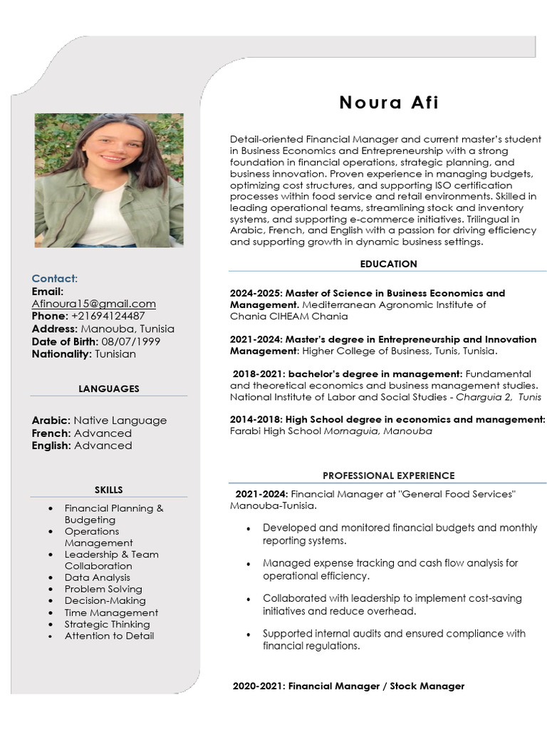 CV Greece | PDF | Inventory | E Commerce