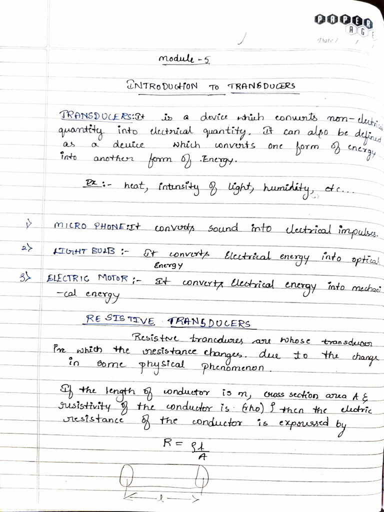 m5 Notes Electronics | PDF