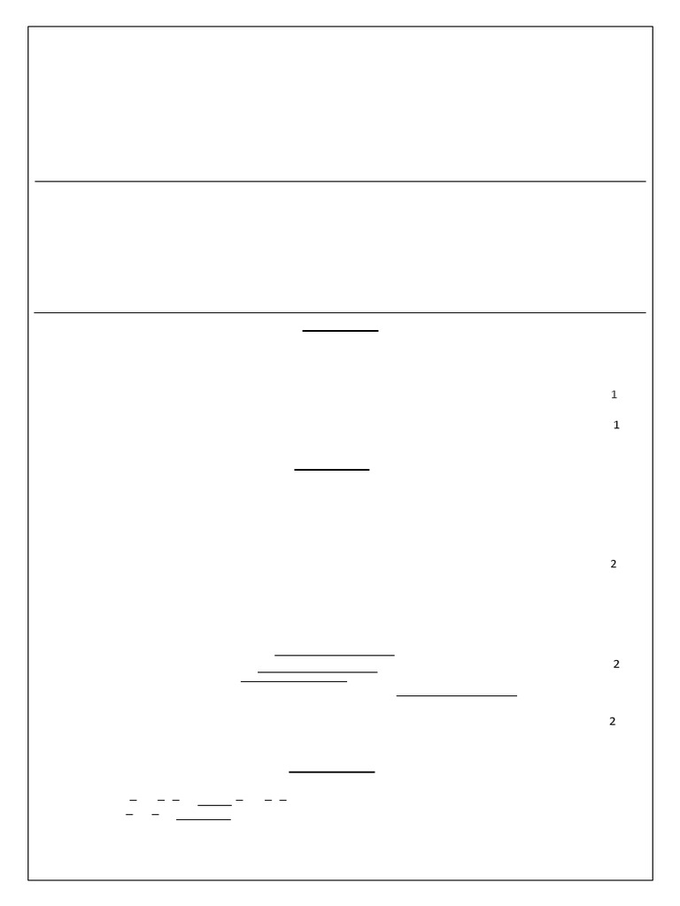 Class VI Mathematics Exam Paper | PDF | Circle | Geometric Shapes