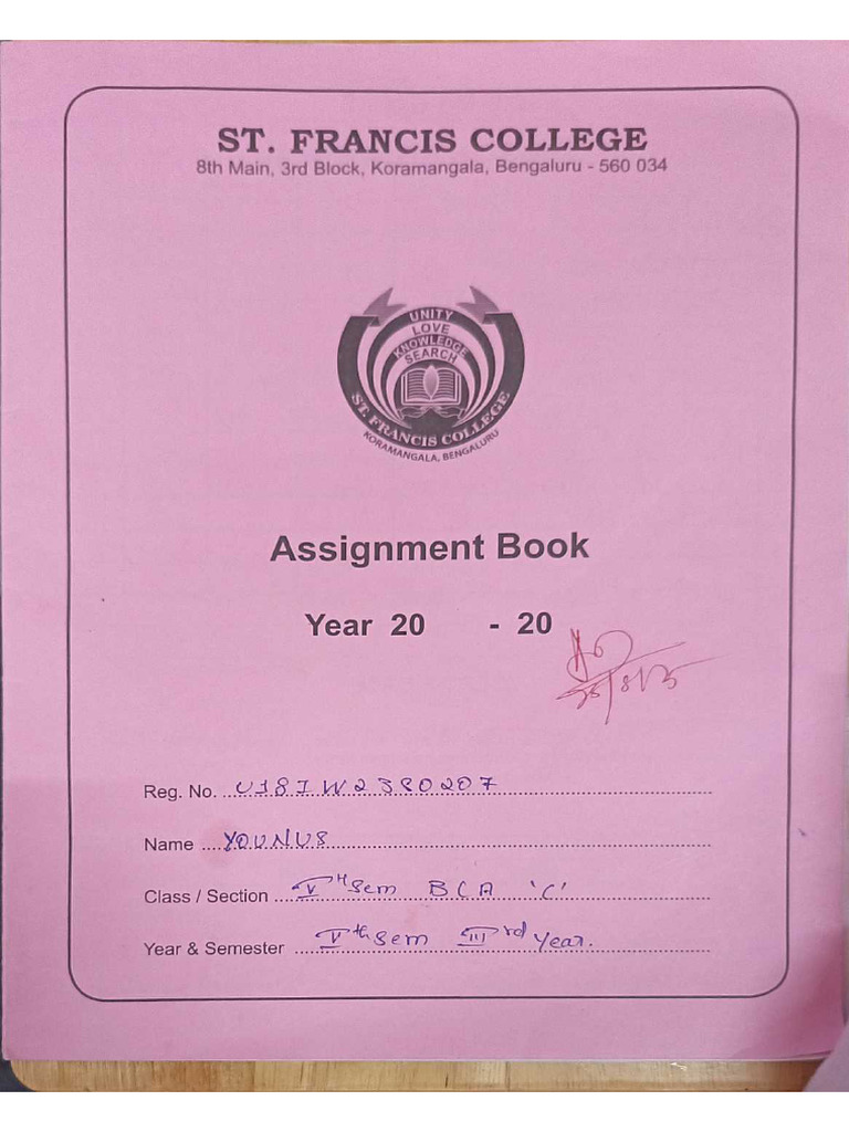Younus CL Assignmnet 1 | PDF